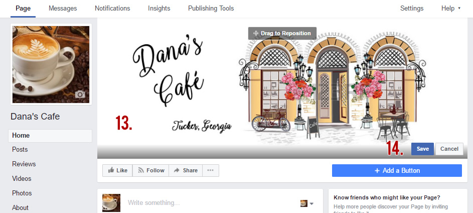 How to Create a Facebook Business Page - Steps 13 and 14