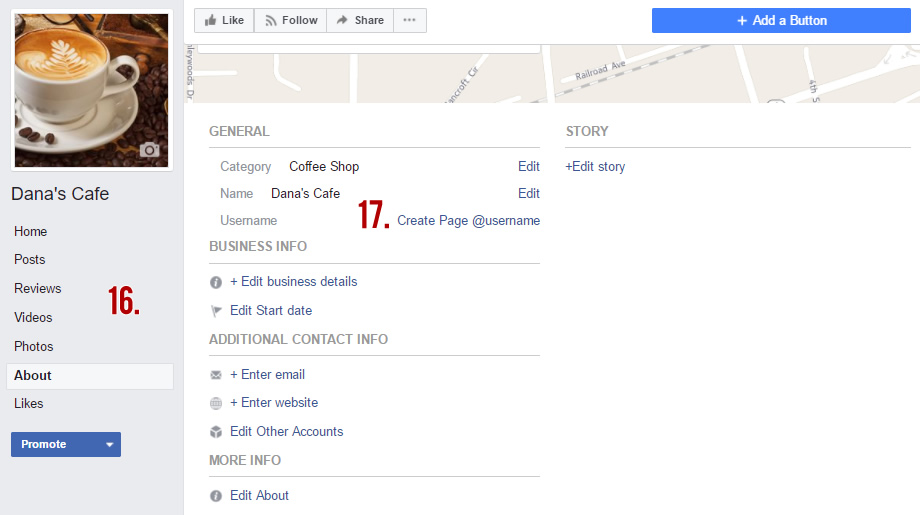 How to Create a Facebook Business Page - Steps 16 and 17