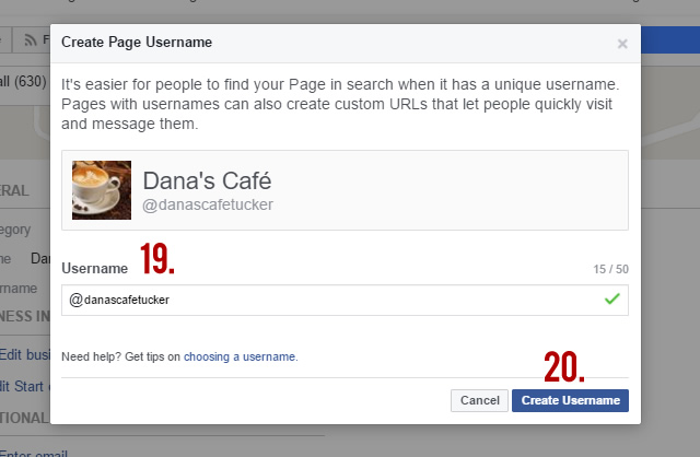 How to Create a Facebook Business Page - Steps 19 and 20