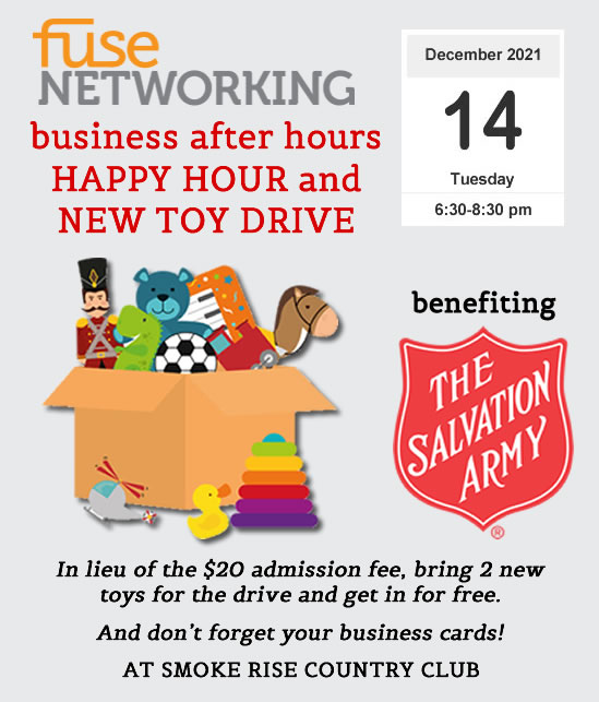 Fuse Networking After Business Hours and Toy Drive December 14, 2021